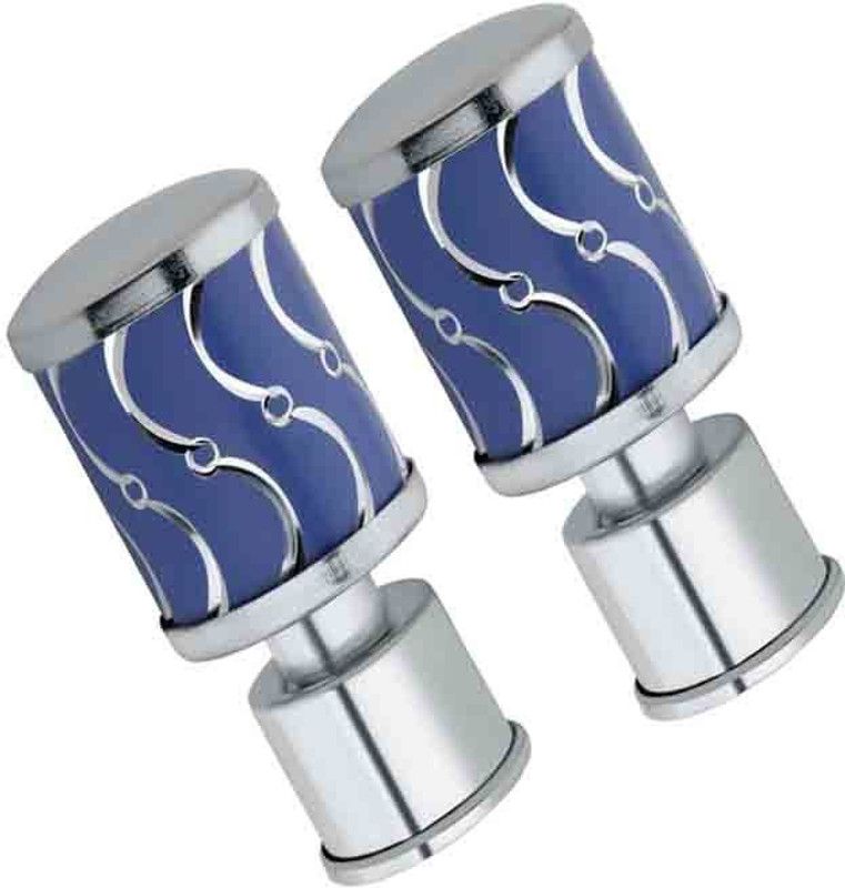 GROWNIX Blue Rod Rail Bracket Metal  (Pack of 2)