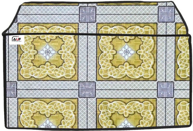 AAVYA UNIQUE FASHION Microwave Oven Cover  (Width: 55 cm, Gold)