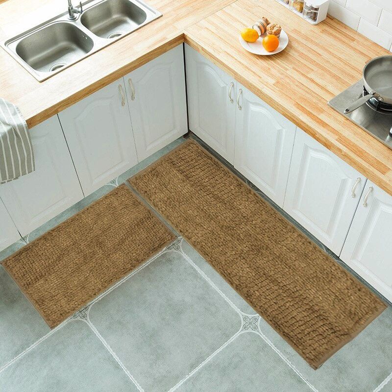 Homitecture Beige Chenille Runner  (138 cm, X 55 cm, Rectangle)