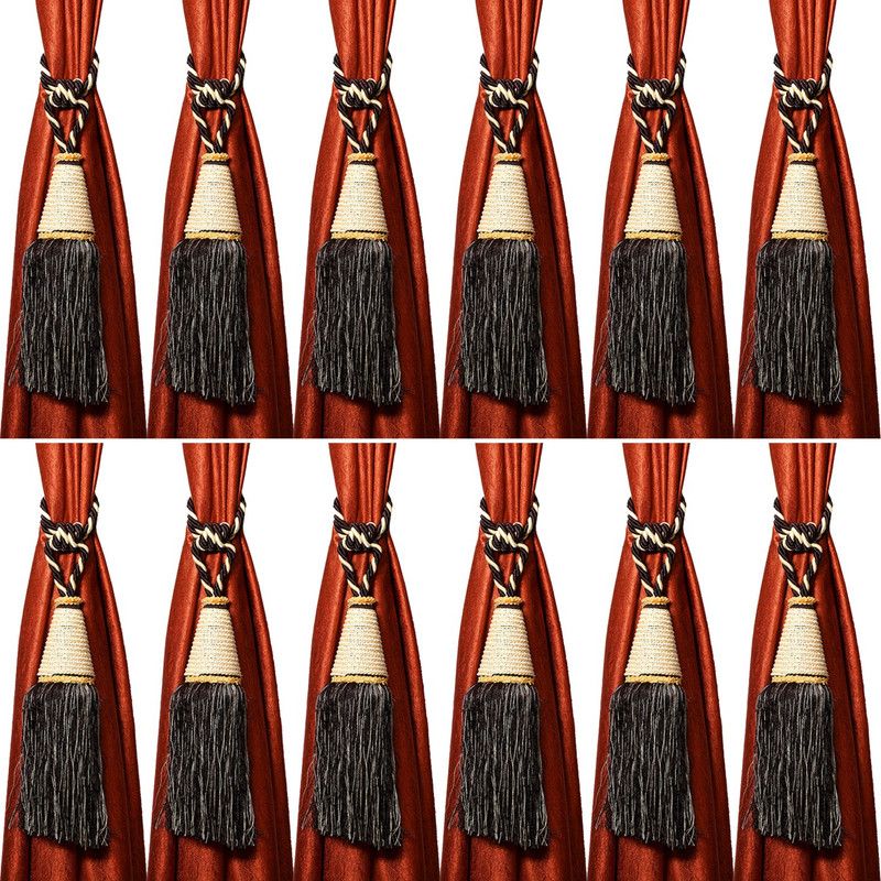 KUBER INDUSTRIES Brown Tassels  (Pack of 12)
