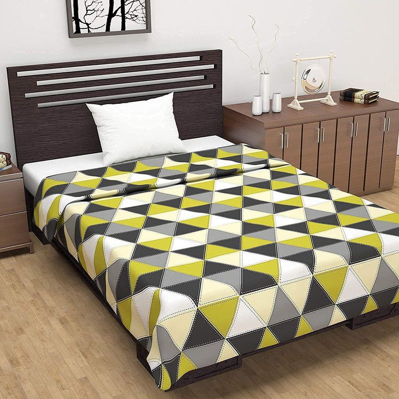 TIQH Checkered Single Dohar for AC Room  (Poly Cotton, Multicolor)