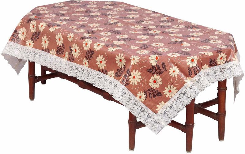 AP creation Floral 4 Seater Table Cover  (Multicolor, PVC)