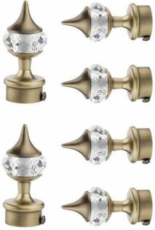 Gold, White Rod Rail Bracket, Curtain Rods