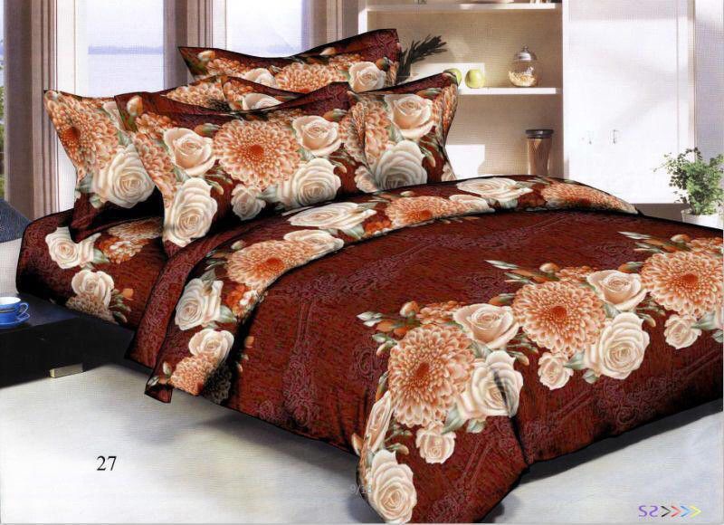 aggarwal fashion gallery 210 TC Cotton Double Floral Flat Bedsheet  (Pack of 1, Multicolor)