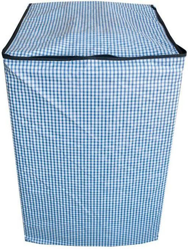 Stylista Top Loading Washing Machine Cover  (Width: 57 cm, Multi, Sky Blue)