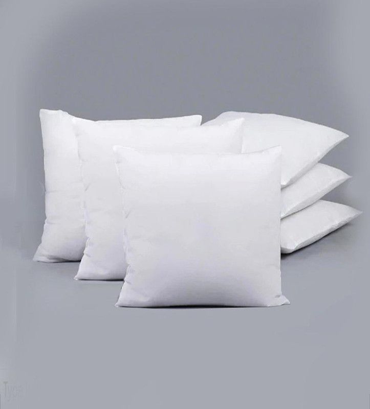 Gilson 12 x 12 Inch Microfibre Solid Cushion Pack of 6  (White)