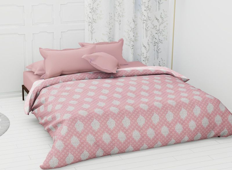 METRO LIVING Floral Single Dohar for AC Room  (Cotton, Peach)
