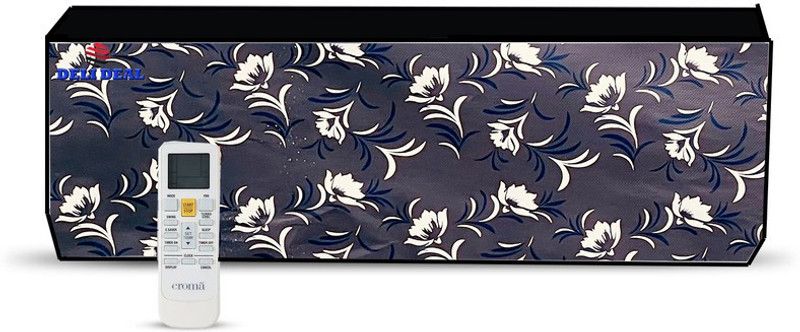 Delideal Air Conditioner Cover  (Width: 66 cm, MULTICOLOUR)