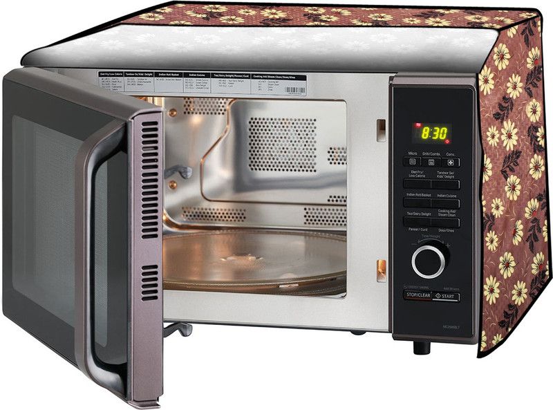 Stylista Microwave Oven Cover  (Width: 48.26 cm, multicolor)