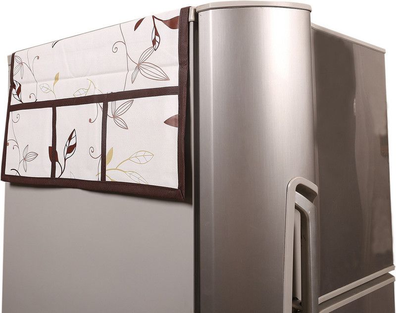 KUBER INDUSTRIES Refrigerator Cover  (Width: 57 cm, Brown)