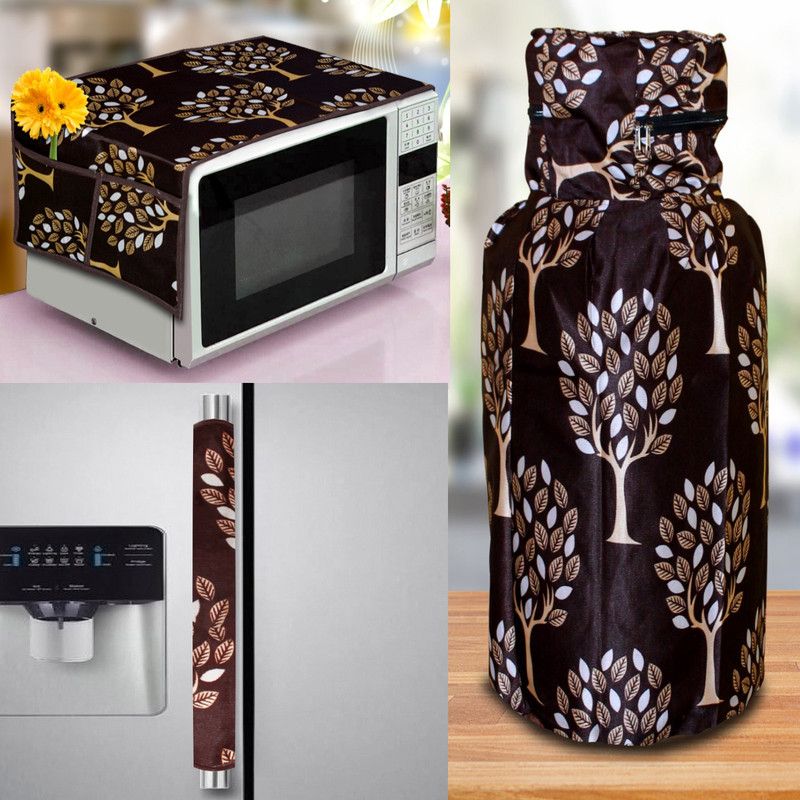Comfort House Gas Cylinder Cover  (Width: 66 cm, Brown)