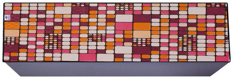 Nitasha Air Conditioner Cover  (Width: 111 cm, Pinkish red, medium)