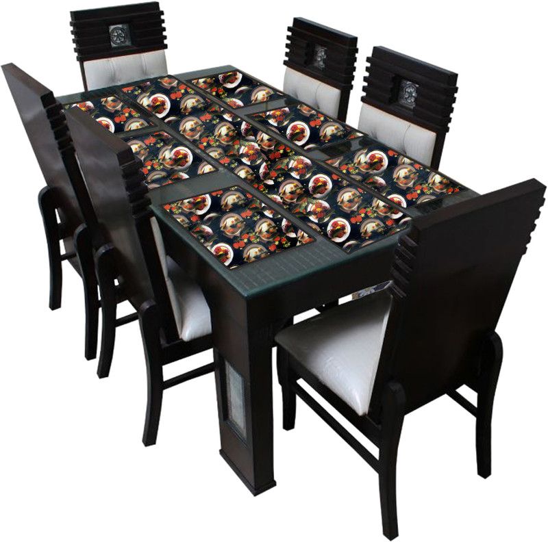 Wings Star Multicolor 85 cm Table Runner  (PVC)