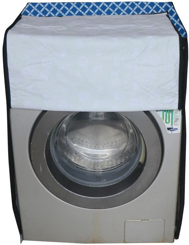 KingMatters Front Loading Washing Machine Cover  (Width: 69 cm, Blue)