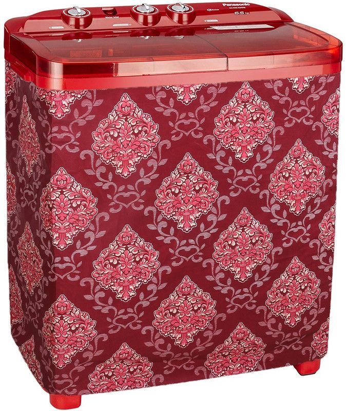 KUBER INDUSTRIES Semi-Automatic Washing Machine Cover  (Width: 52 cm, Maroon)