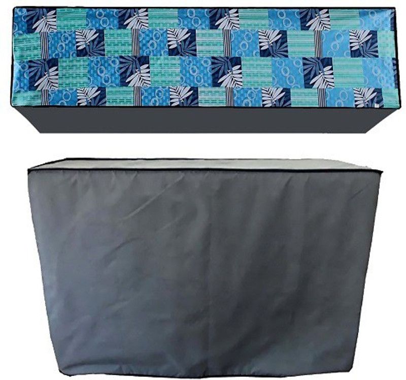 Delideal Air Conditioner Cover  (Width: 92 cm, Multicolor)