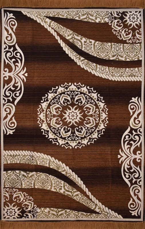 NCS Brown Velvet Carpet  (182.88 cm, X 274.32 cm, Rectangle)
