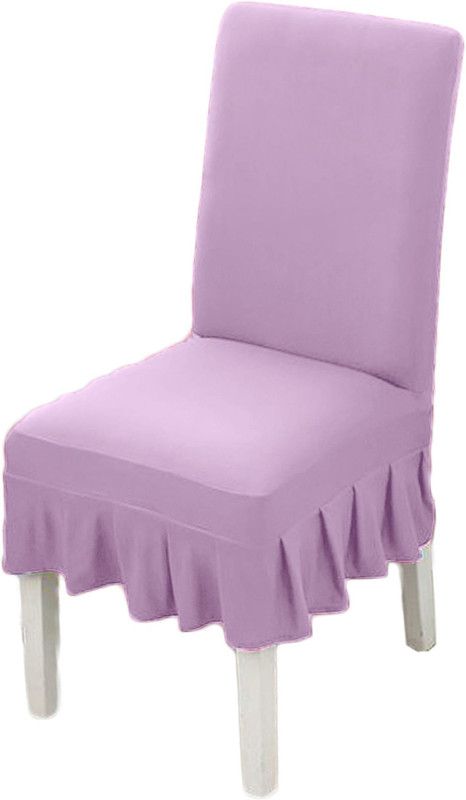 VRSS Polycotton Plain Chair Cover  (Light Purple Pack of 6)