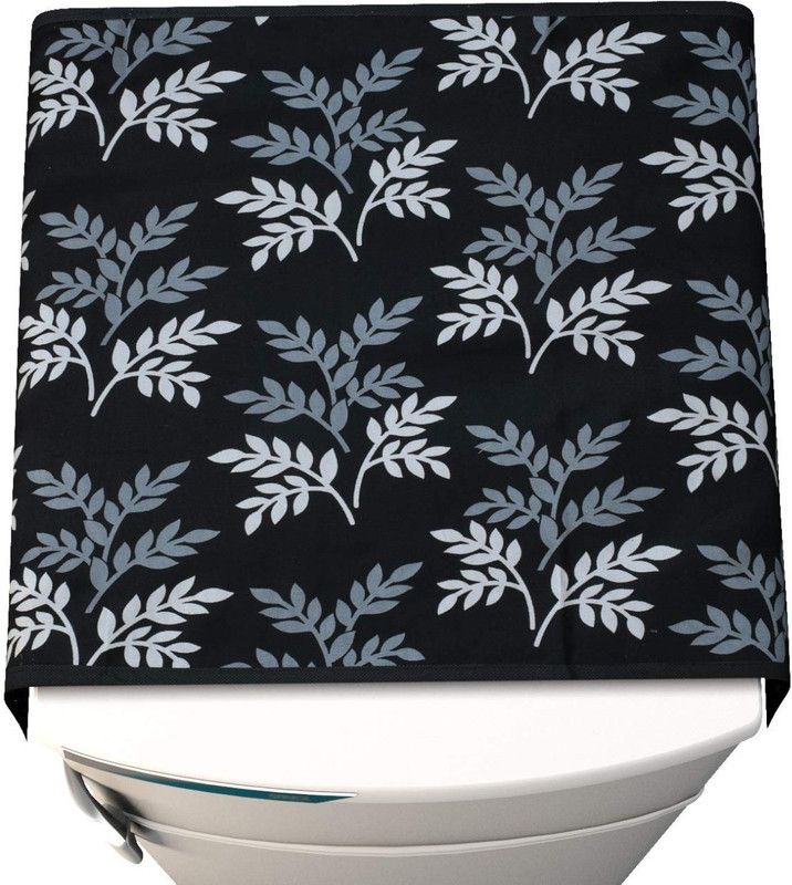 yes four Refrigerator Cover  (Width: 53 cm, black, white)