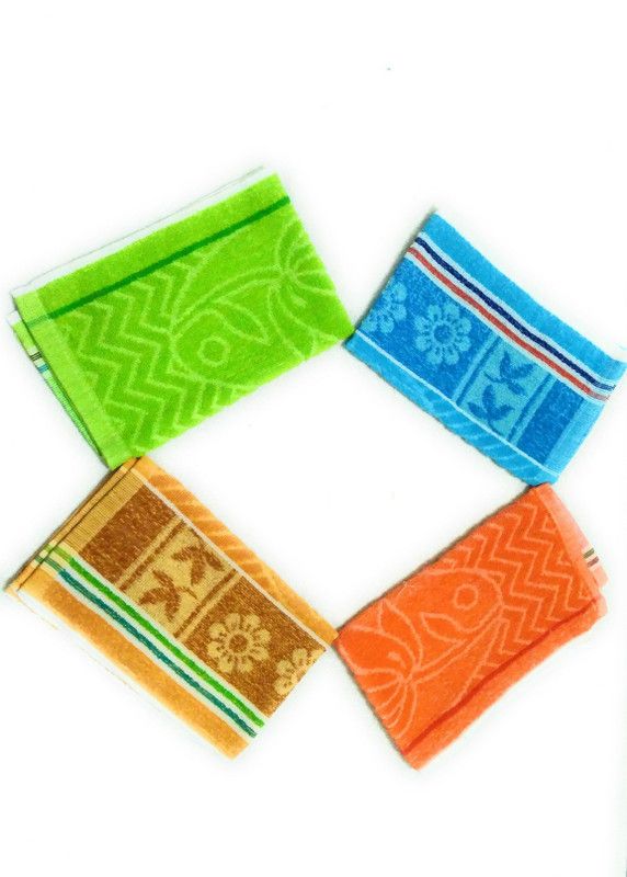 Cotton colors Thumps up napkin 47 Multicolor Cloth Napkins  (4 Sheets)