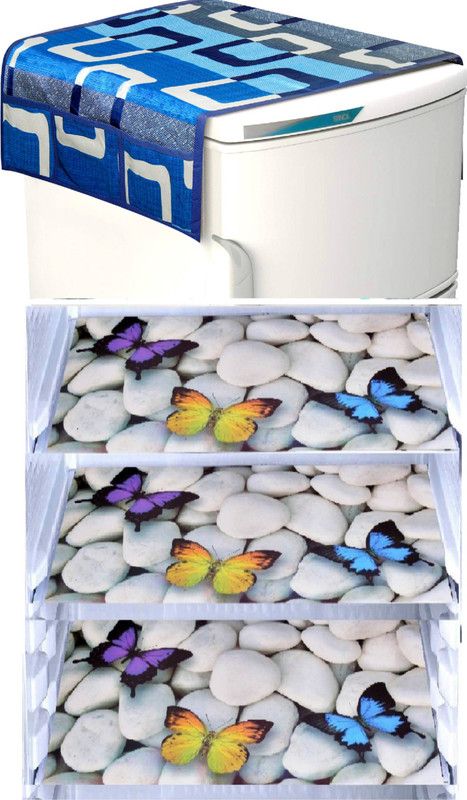 Exopick Refrigerator Cover  (Width: 93 cm, EXP-RC-43)