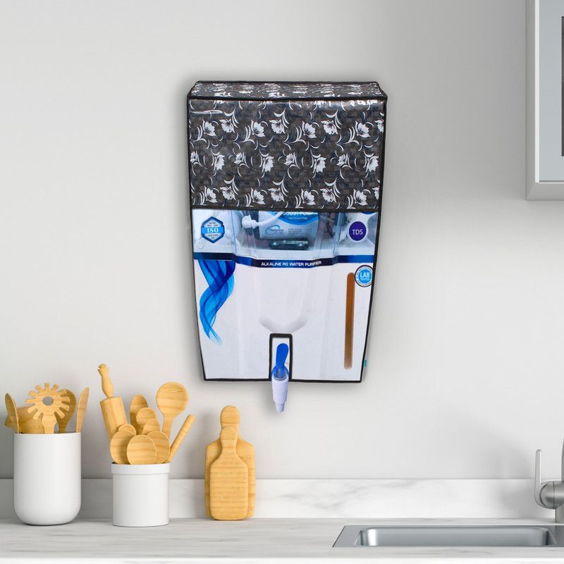 Dream Care Water Purifier Cover  (Width: 38 cm, Grey, White)