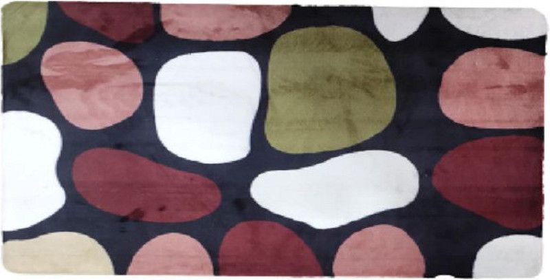 Vinay Handloom Microfiber Door Mat  (Multicolor, Large)