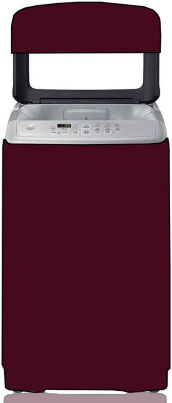 KVAR Top Loading Washing Machine Cover  (Width: 71 cm, Maroon)