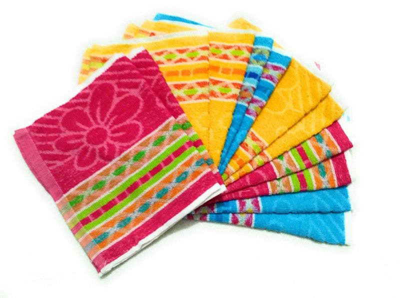 Cotton colors Galaxy Napkins 21 Multicolor Cloth Napkins  (12 Sheets)