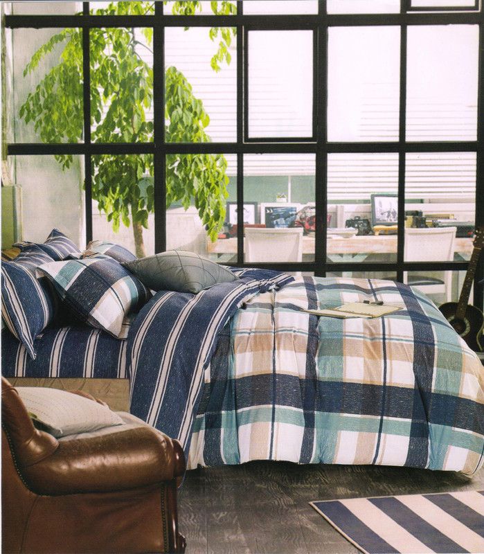 Welhous 220 TC Cotton Double Checkered Flat Bedsheet  (Pack of 3, Pink)