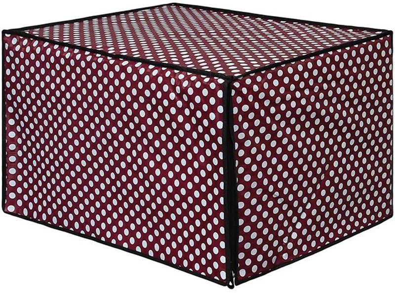 KingMatters Microwave Oven Cover  (Width: 51 cm, Pink, White)
