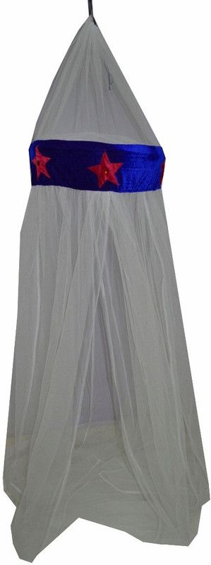 Creative Textiles Nylon Adults Washable Hanging Mosquito Net  (Multicolor, Ceiling Hung)