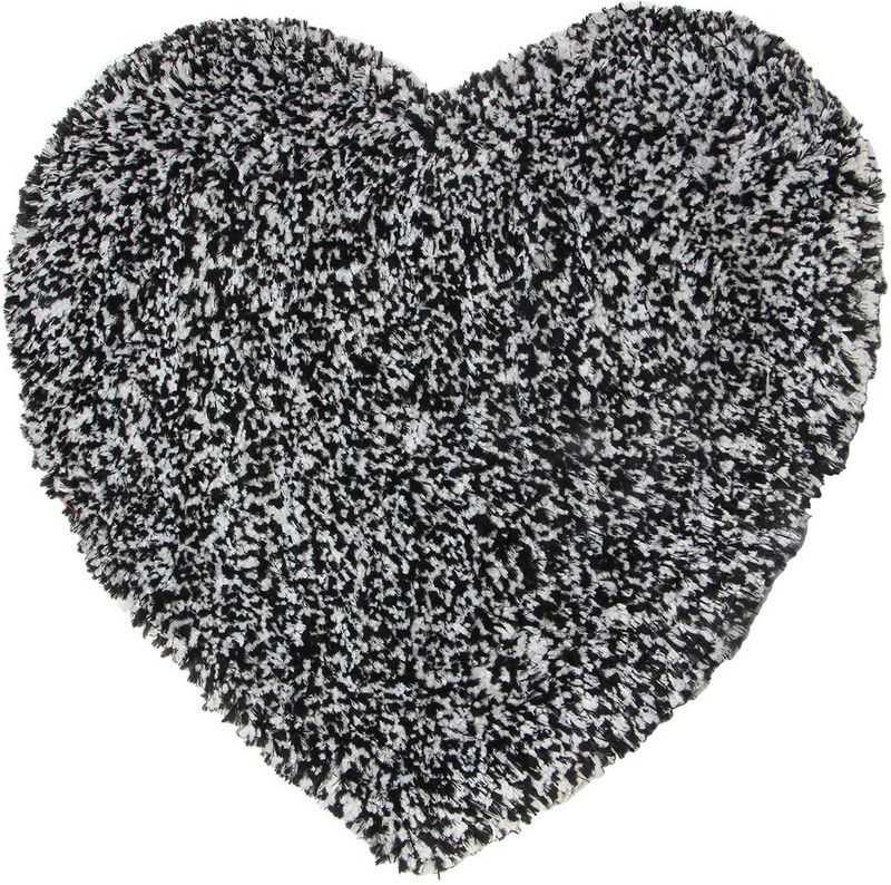 KALYAN GLOBAL Polyester Door Mat  (Black,White, Medium)