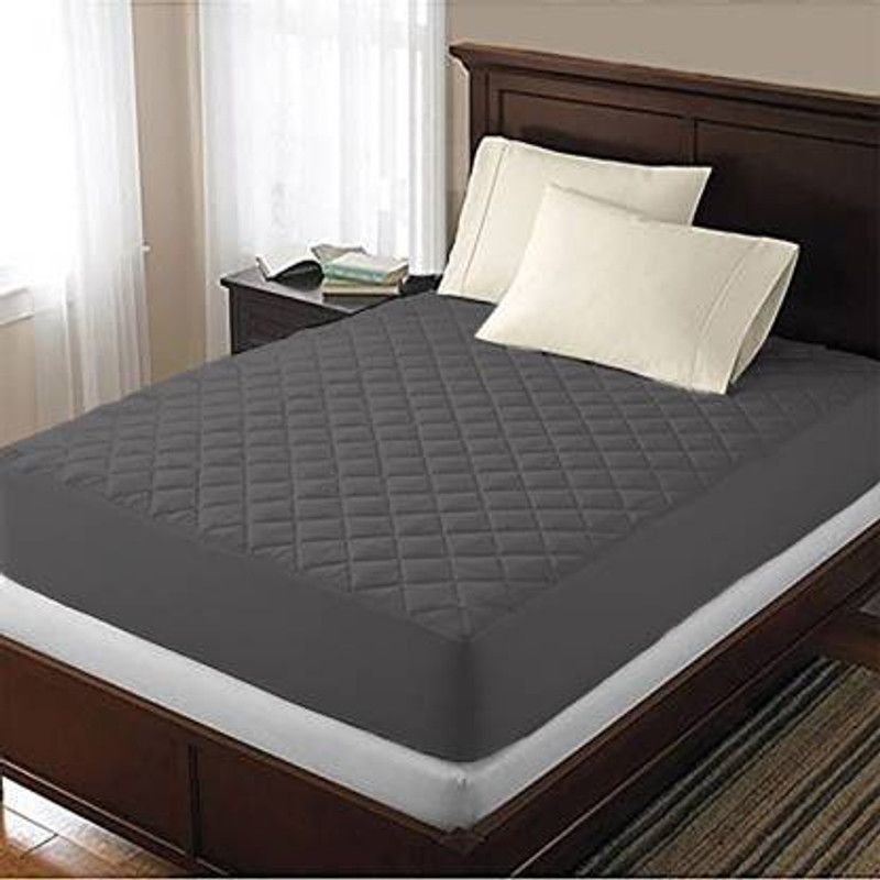 ACHIR Fitted Queen Size Waterproof Mattress Cover  (Grey)