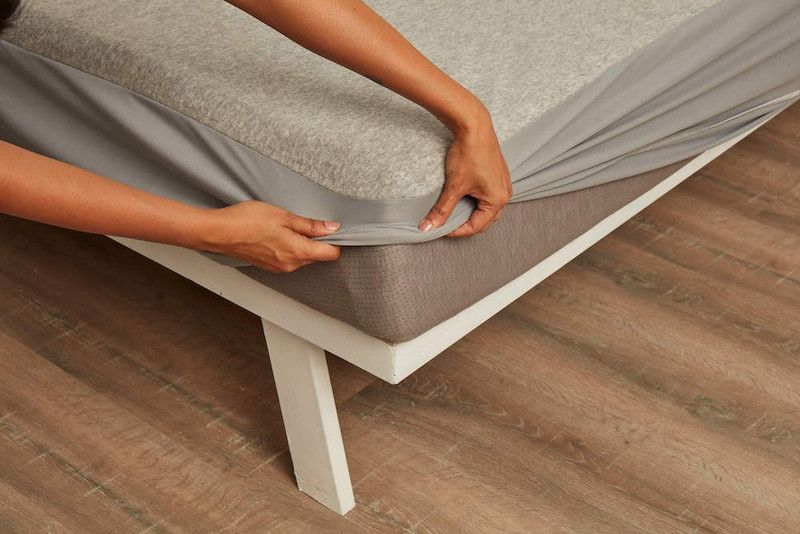 Epic Homes Elastic Strap Queen Size Waterproof Mattress Cover  (Grey)