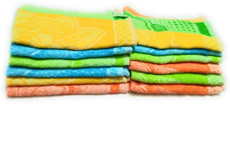 Cotton colors Thumps up napkin 25 Multicolor Cloth Napkins  (12 Sheets)
