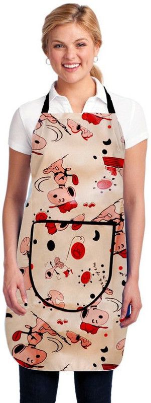 SKHD Polyester Chef's Apron - Free Size  (Multicolor, Single Piece)