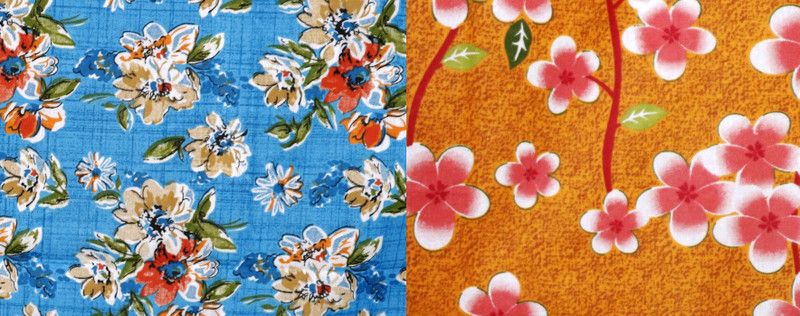 aahana home 144 TC Cotton Single Floral Flat Bedsheet  (Pack of 2, Multicolor)