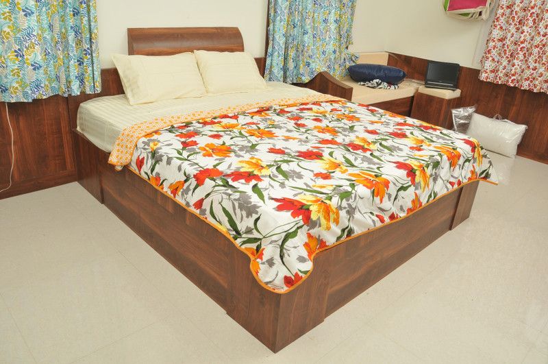 UniQLinens.in Floral Double AC Blanket for AC Room  (Poly Cotton, Multicolor-14)