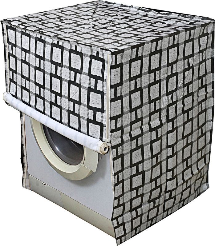 KUBER INDUSTRIES Front Loading Washing Machine Cover  (Width: 60 cm, Grey)