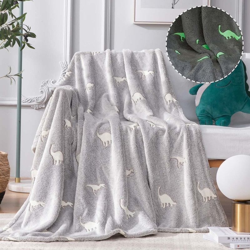 Abhsant Animal Single Fleece Blanket for Mild Winter  (Fur, Multicolor)