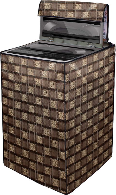 Wings Star Top Loading Washing Machine Cover  (Width: 45 cm, Brown)
