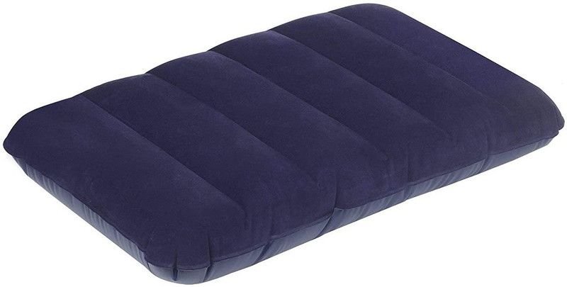Air Stripes Travel Pillow Pack of 1  (Blue)