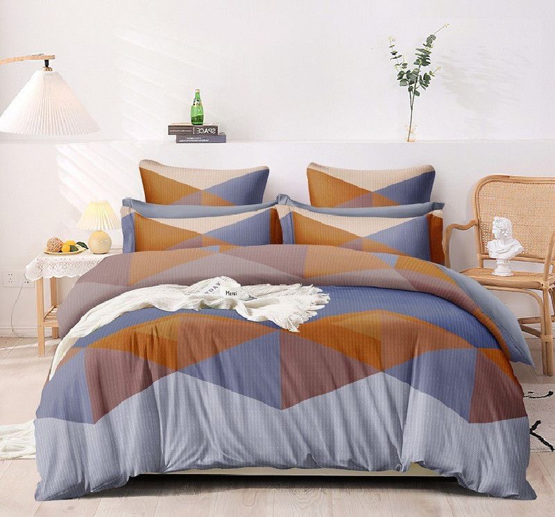 Laying Style 160 TC Polycotton King Floral Flat Bedsheet  (Pack of 1, Multicolor)