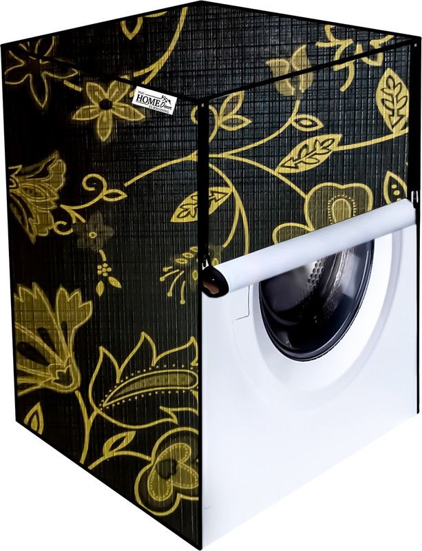 wellhome decor Furnishing Front Loading Washing Machine Cover  (Width: 60.96 cm, Brown)