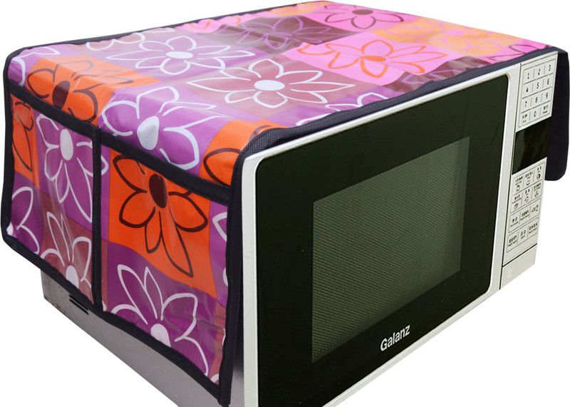 S.S Enterprises Microwave Oven Cover  (Width: 35 cm, PURPLE)