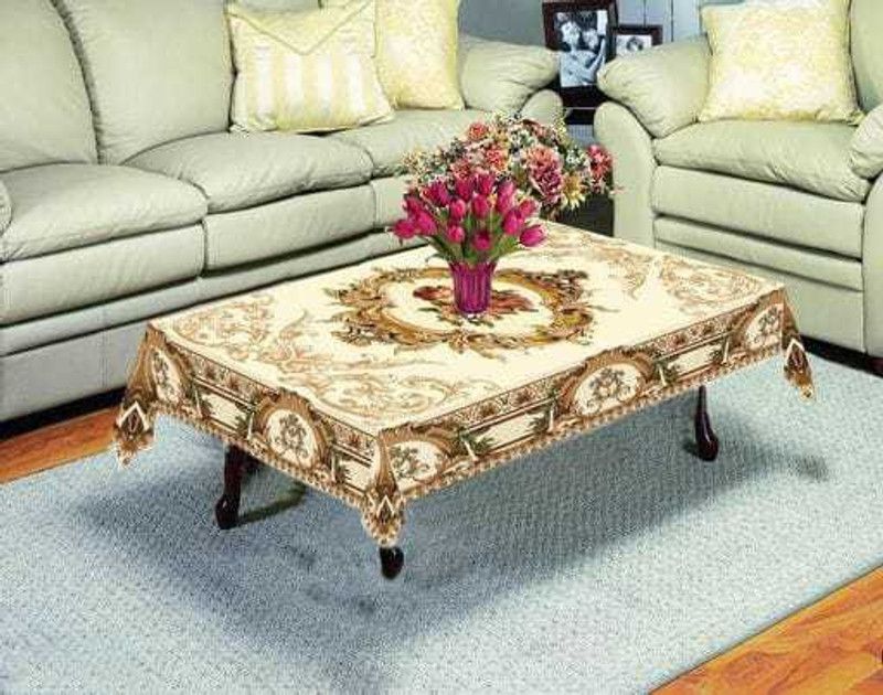 dev fab Rectangular Pack of 1 Table Placemat  (Beige, PVC)
