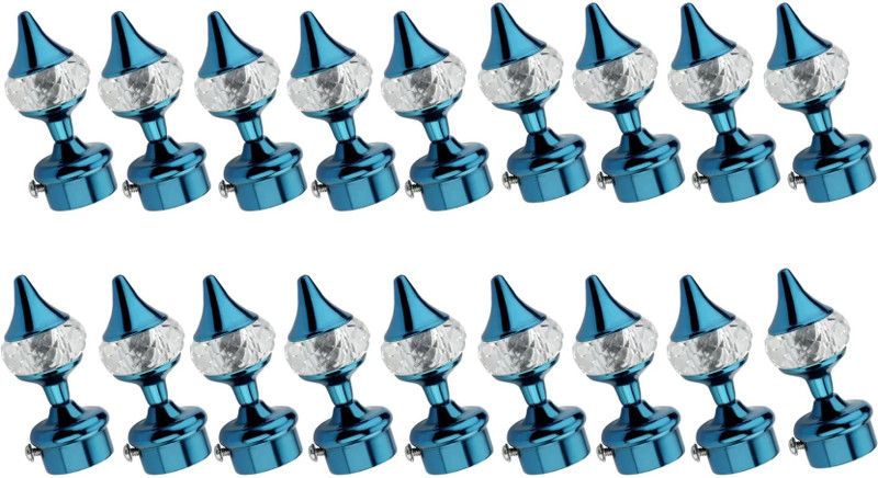 Walker's Decor Blue Rod Rail Bracket Metal  (Pack of 18)