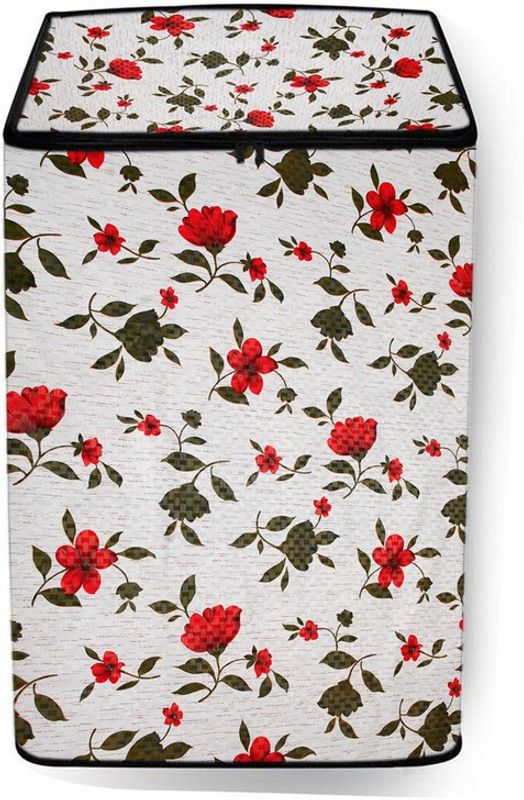 Nitasha Top Loading Washing Machine Cover  (Width: 59 cm, Red, Vibent)