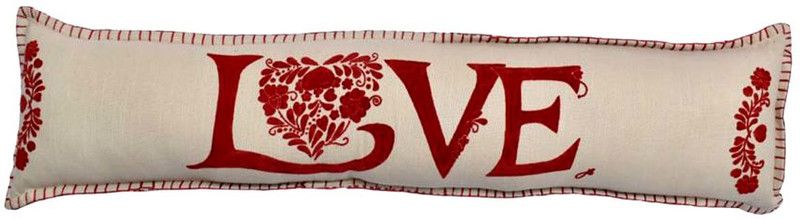 INDOIK Microfibre Floral Cushion Pack of 1  (Beige, Red)
